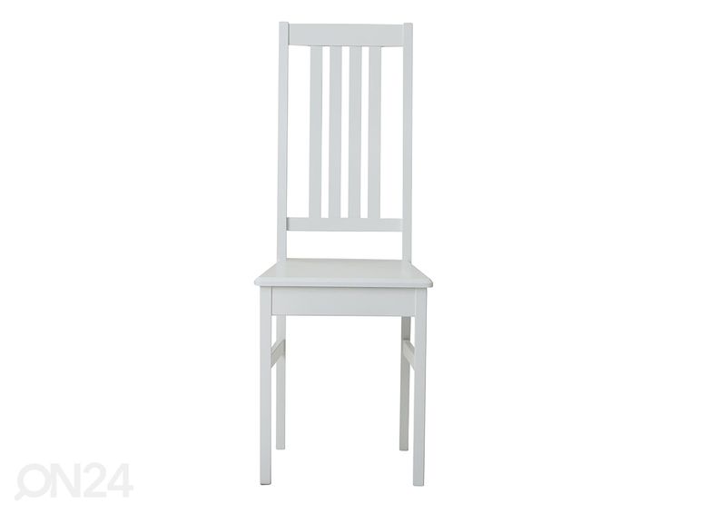 Ruokapöydän tuoli Mia, valkoinen kuvasuurennos