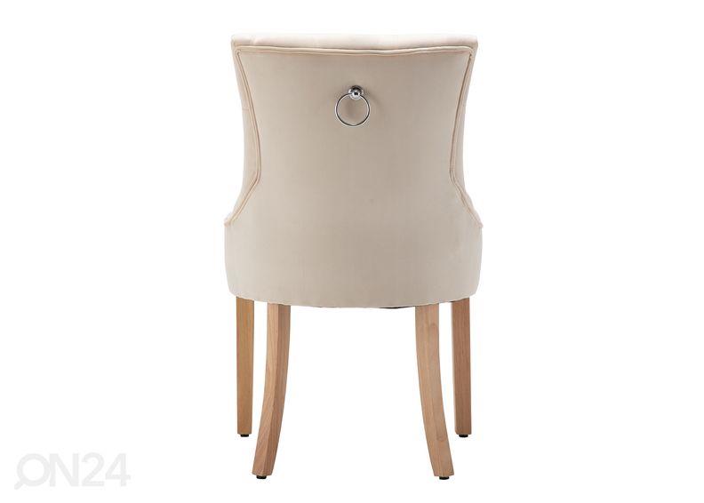 Ruokapöydän tuolit 2 kpl, kermanvalkoinen kuvasuurennos