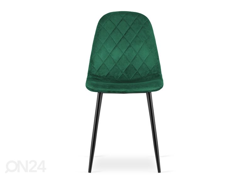 Ruokapöydän tuolit Asti 4 kpl, tummanvihreä kuvasuurennos
