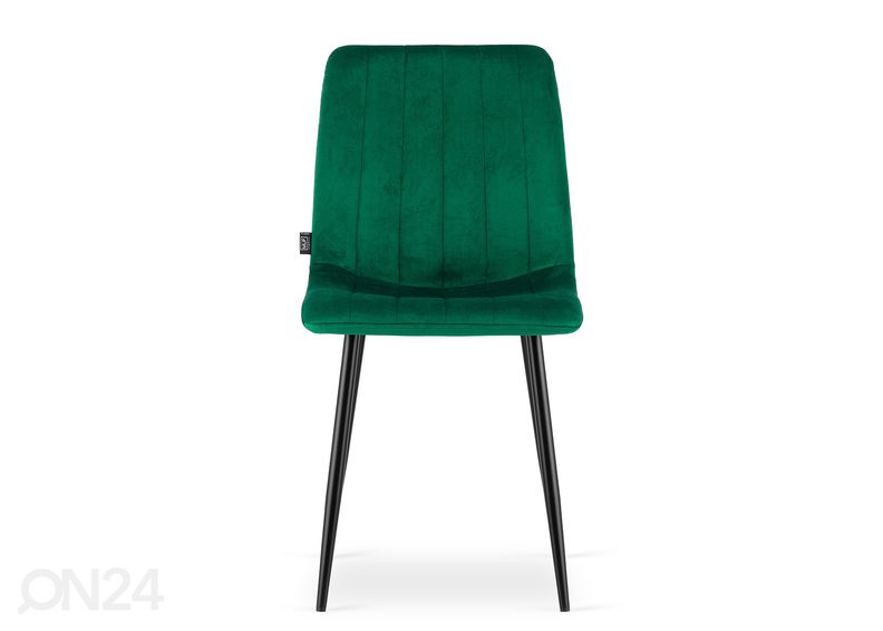 Ruokapöydän tuolit Lava, 4 kpl tummanvihreä kuvasuurennos