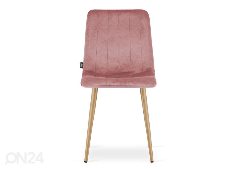 Ruokapöydän tuolit Lava, 4 kpl vaaleanpunainen kuvasuurennos