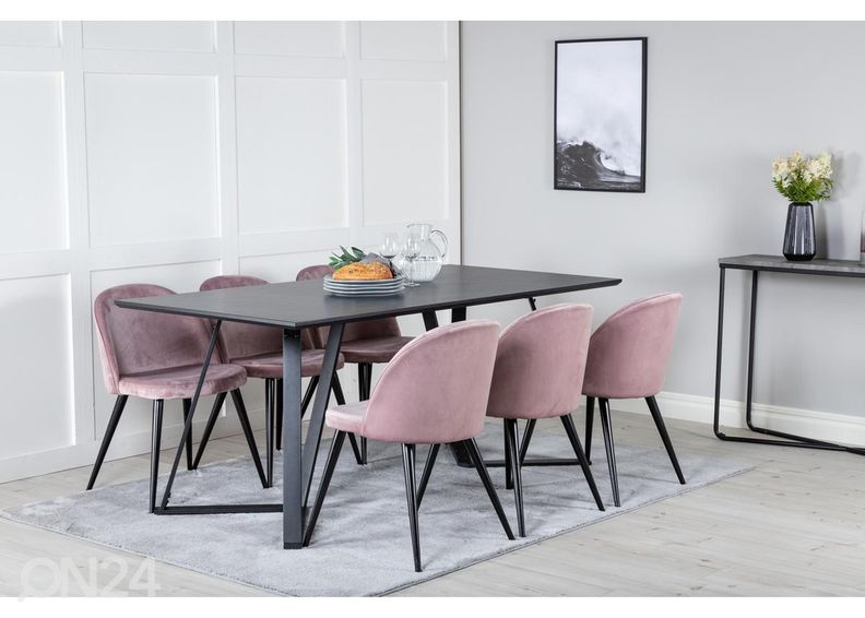 Ruokapöydän tuolit Velvet, 2 kpl kuvasuurennos