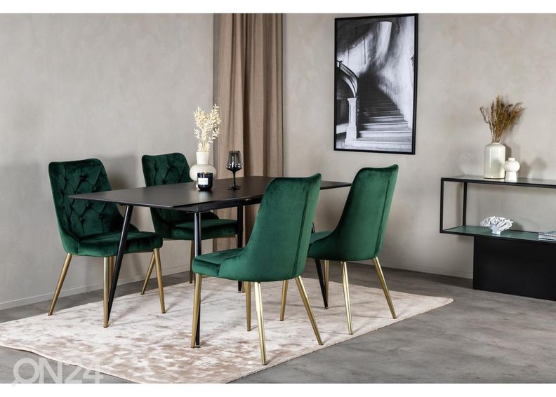 Ruokapöydän tuolit Velvet Deluxe, 2 kpl kuvasuurennos