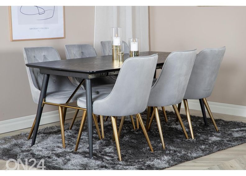 Ruokapöydän tuolit Velvet Deluxe, 2 kpl kuvasuurennos