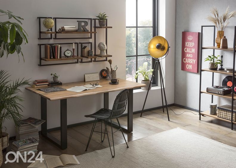 Ruokapöytä 100x200 cm, luonnonvärinen kuvasuurennos