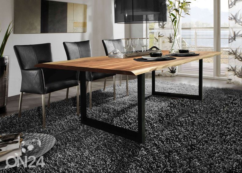 Ruokapöytä 100x200 cm, luonnonvärinen kuvasuurennos