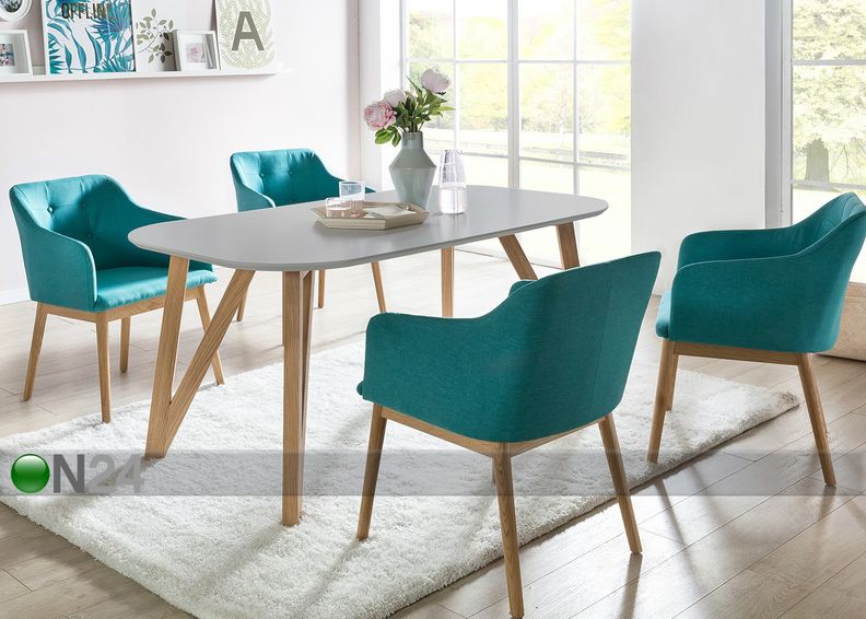 Ruokapöytä 180x90 cm kuvasuurennos