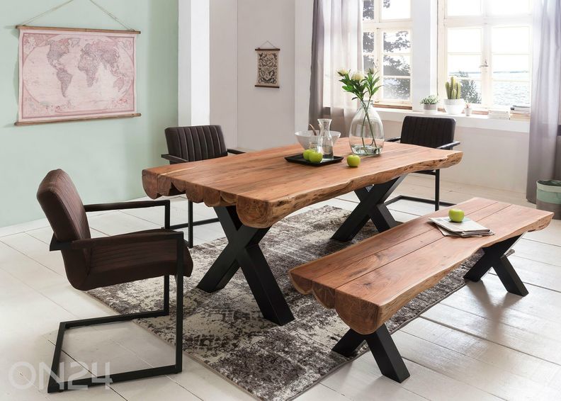 Ruokapöytä 200x100 cm kuvasuurennos