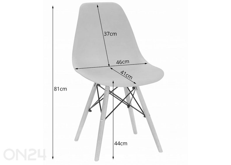Ruokapöytä + 3 tuolia kuvasuurennos