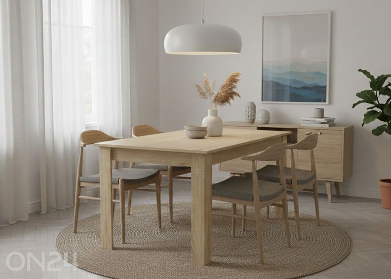 Ruokapöytä 80x120 cm kuvasuurennos