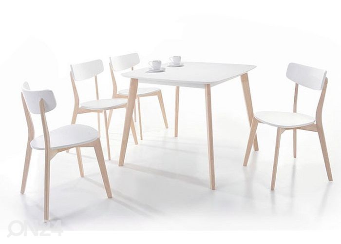 Ruokapöytä 90x80 cm kuvasuurennos