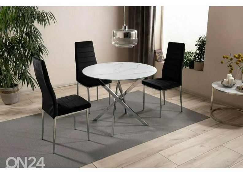 Ruokapöytä Aegis Ø 90 cm kuvasuurennos