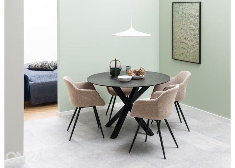 Ruokapöytä Beira Ø 119 cm kuvasuurennos