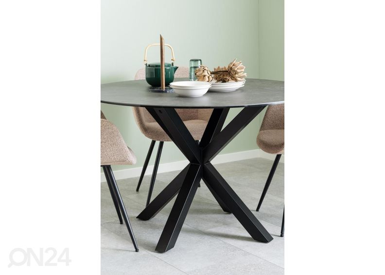 Ruokapöytä Beira Ø 119 cm kuvasuurennos