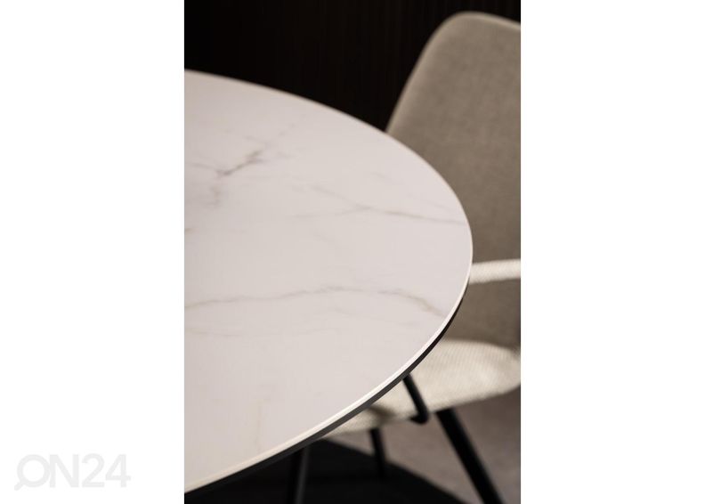 Ruokapöytä Beira Ø 119 cm kuvasuurennos