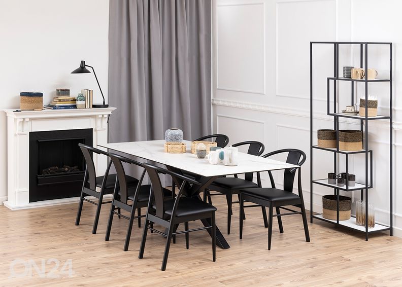 Ruokapöytä Beira 100x200 cm kuvasuurennos