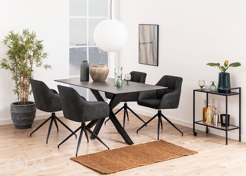 Ruokapöytä Beira 90x160 cm kuvasuurennos