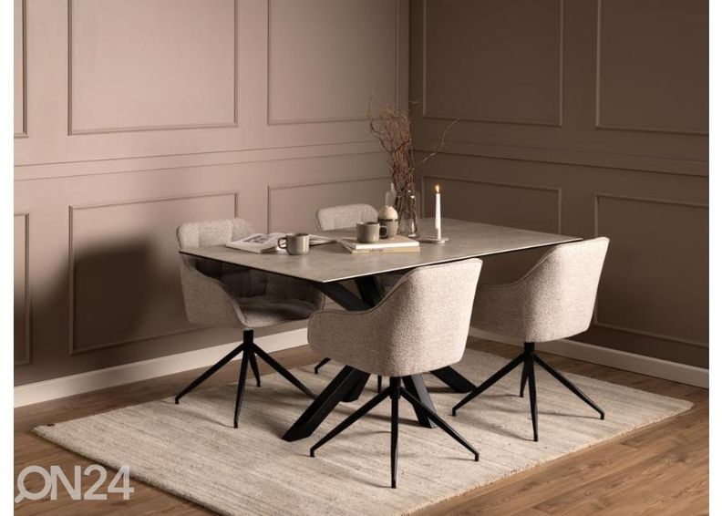 Ruokapöytä Beira 90x160 cm kuvasuurennos