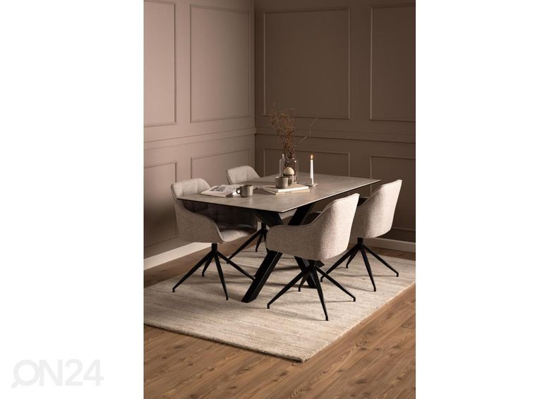 Ruokapöytä Beira 90x160 cm kuvasuurennos