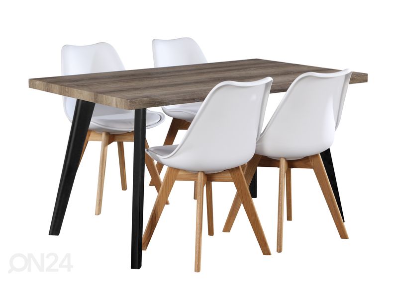 Ruokapöytä CHICAGO 140x80 cm kuvasuurennos