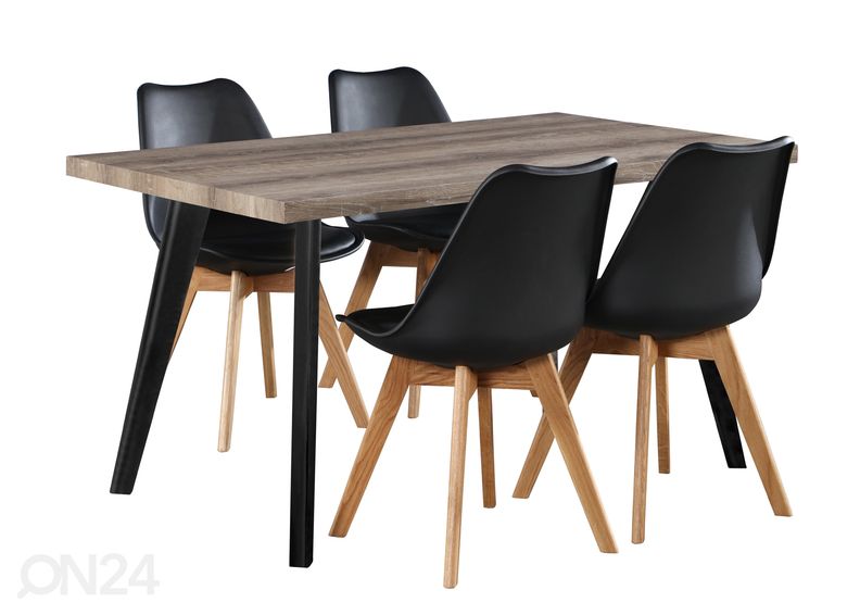 Ruokapöytä CHICAGO 140x80 cm kuvasuurennos