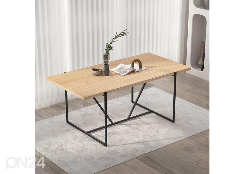 Ruokapöytä Cindy 90x180 cm kuvasuurennos