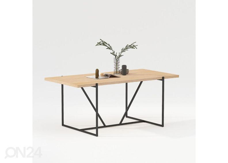 Ruokapöytä Cindy 90x180 cm kuvasuurennos