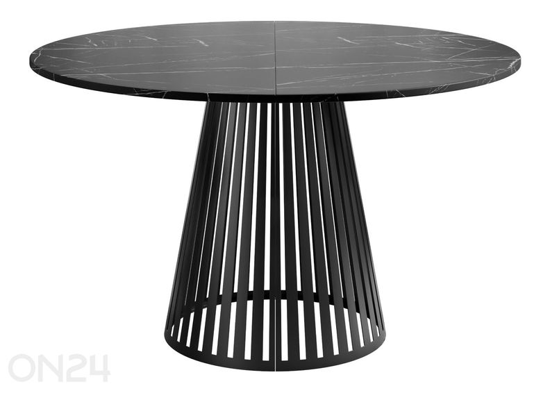 Ruokapöytä Cone 120x120-196 cm kuvasuurennos