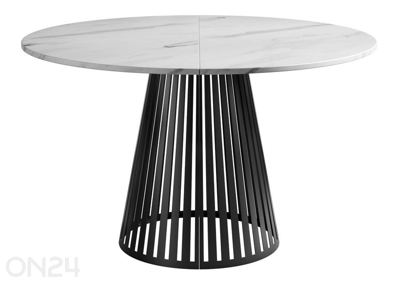 Ruokapöytä Cone 120x120-196 cm kuvasuurennos