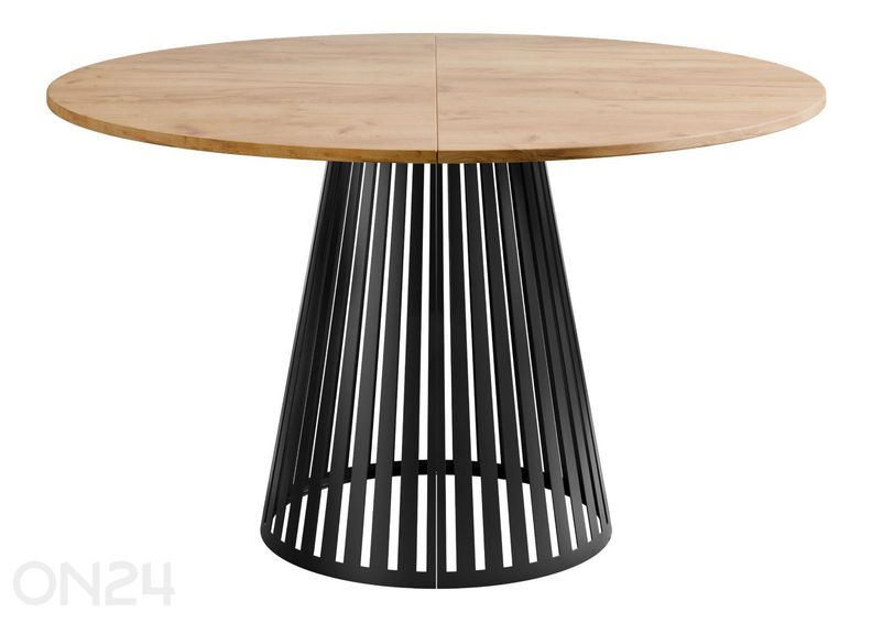 Ruokapöytä Cone 120x120-196 cm kuvasuurennos