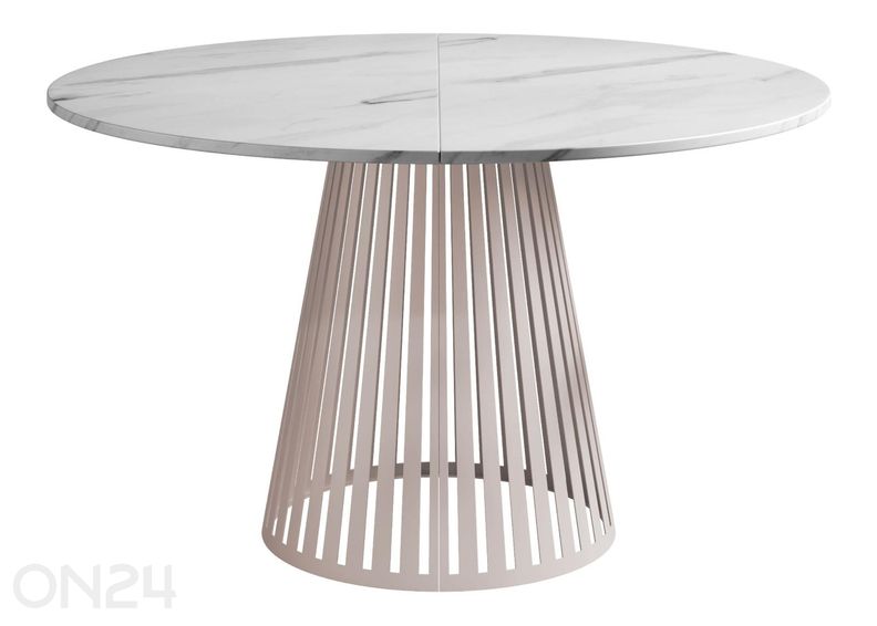 Ruokapöytä Cone 120x120-196 cm kuvasuurennos