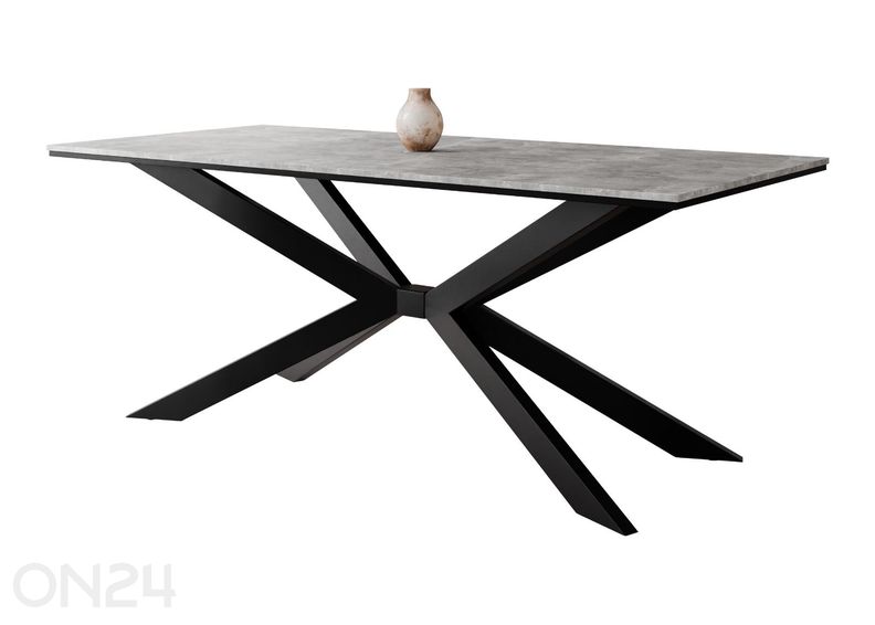 Ruokapöytä Flora 90x190 cm kuvasuurennos