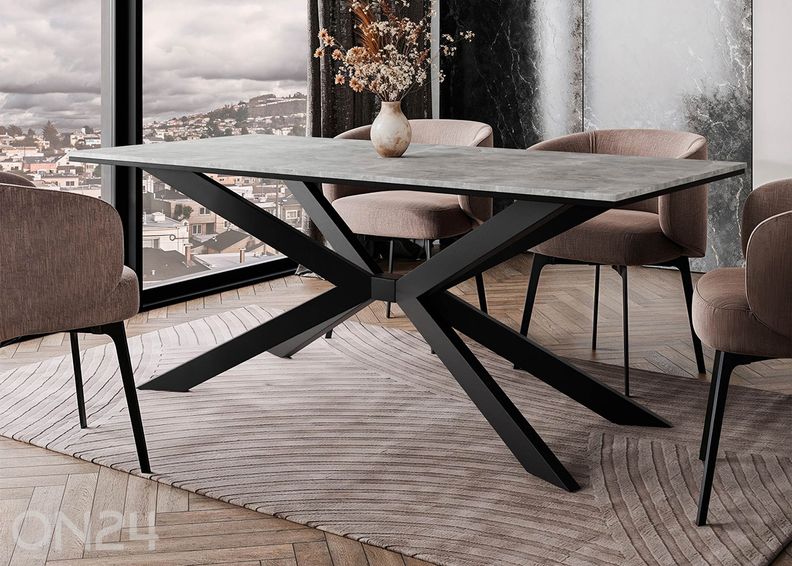 Ruokapöytä Flora 90x190 cm kuvasuurennos