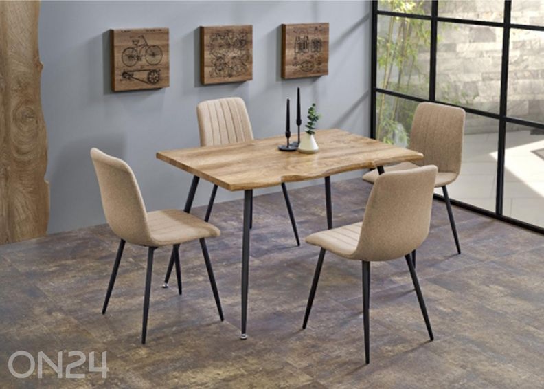 Ruokapöytä Larson 120x80 cm kuvasuurennos