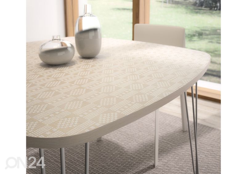 Ruokapöytä LEMON 115x115 cm kuvasuurennos