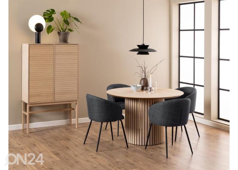 Ruokapöytä Ludvig Ø120 cm kuvasuurennos