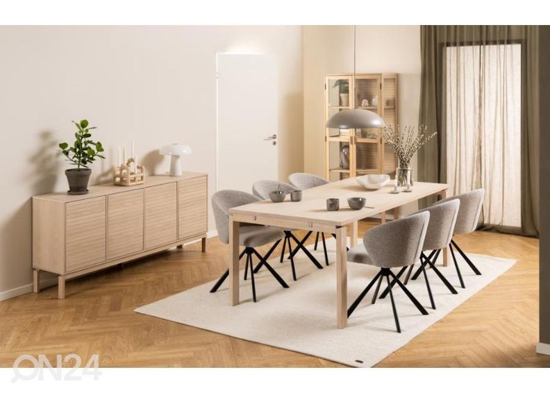 Ruokapöytä Ludvig 100x200 cm kuvasuurennos