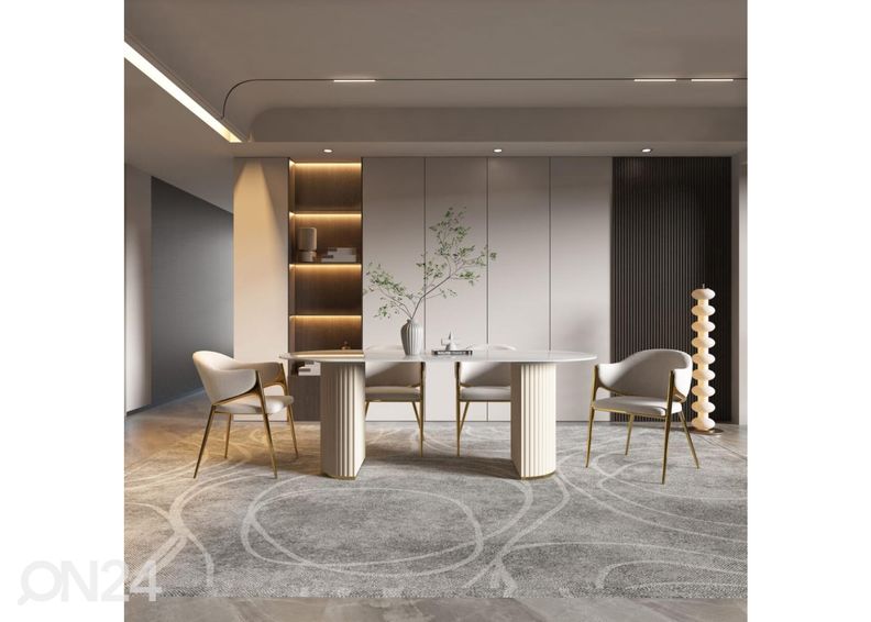 Ruokapöytä Modig 90x190 cm kuvasuurennos