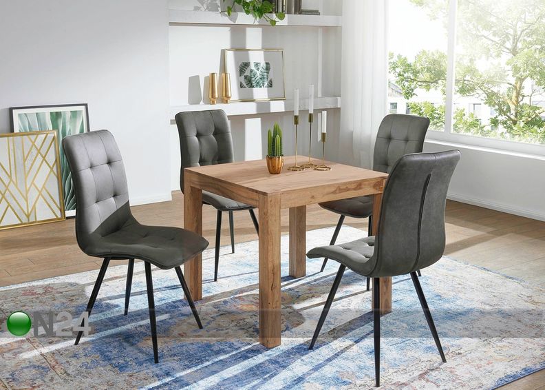 Ruokapöytä Mumbai 80x80 cm kuvasuurennos