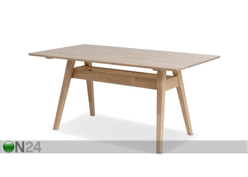 Ruokapöytä NOTTE, koivu 160x85 cm kuvasuurennos
