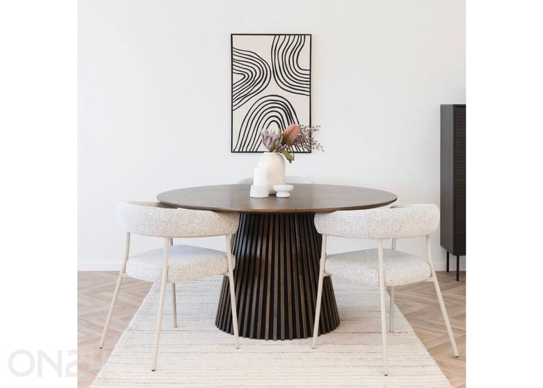 Ruokapöytä Osaka Ø 140 cm kuvasuurennos