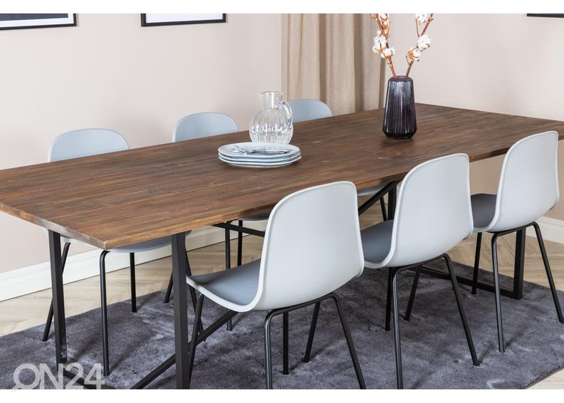Ruokapöytä Padang 250x100 cm kuvasuurennos