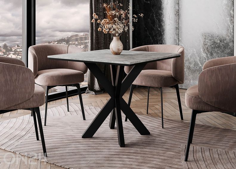 Ruokapöytä Paro 90x90 cm kuvasuurennos