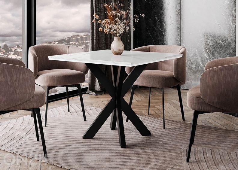 Ruokapöytä Paro 90x90 cm kuvasuurennos