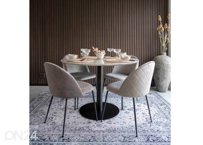 Ruokapöytä Piacenza Ø110 cm kuvasuurennos