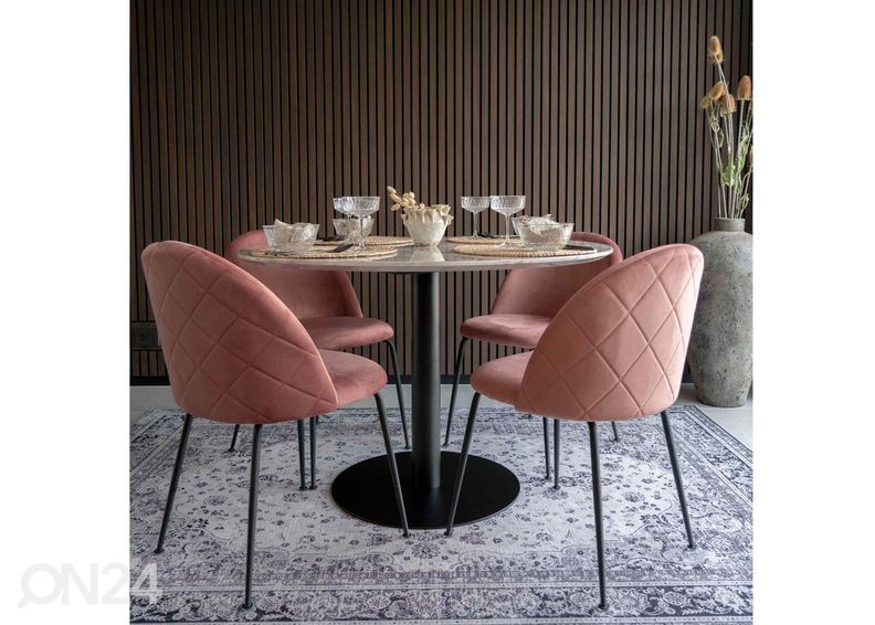 Ruokapöytä Piacenza Ø110 cm kuvasuurennos