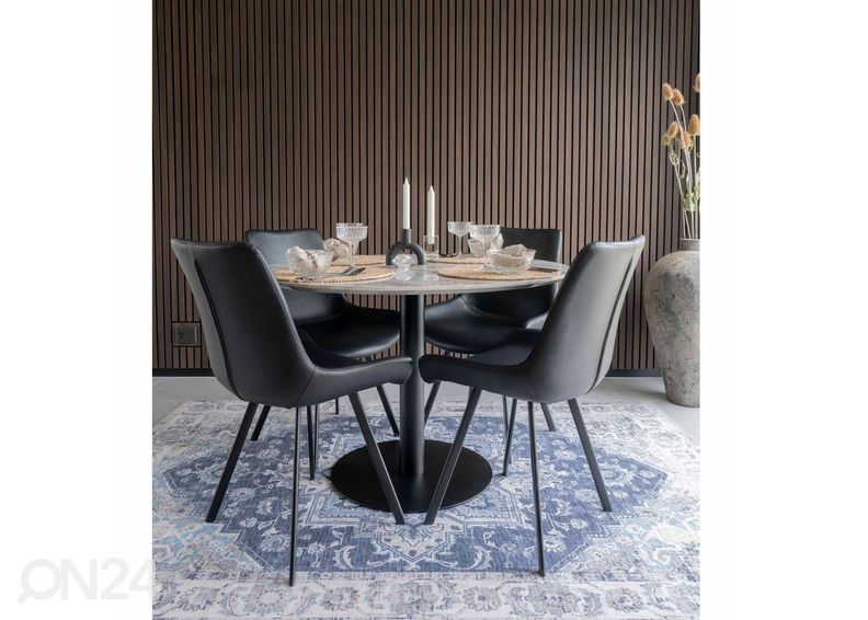 Ruokapöytä Piacenza Ø110 cm kuvasuurennos