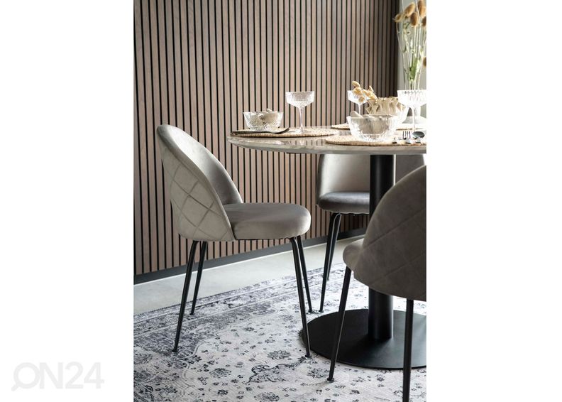 Ruokapöytä Piacenza Ø110 cm kuvasuurennos