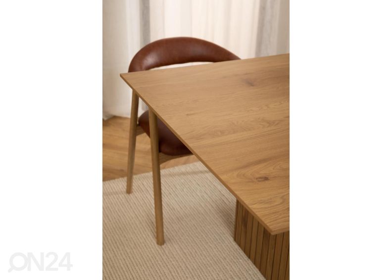 Ruokapöytä Ronne 100x210 cm kuvasuurennos