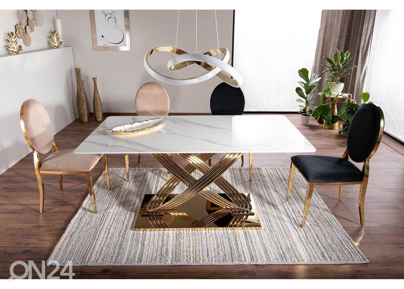 Ruokapöytä Saturn 160x90 cm kuvasuurennos